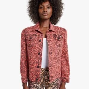MOTHER The Puffy Bruiser Leopard Jacket